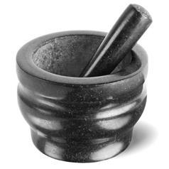 PESTLE+MORTAR GRANITE 18CM