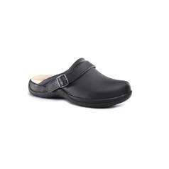 Toffeln Black Clog With Strap, Size 45