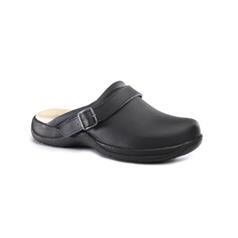 Toffeln Black Clog With Strap, Size 41