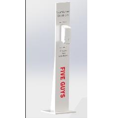 Five Guys Sanitisation Station